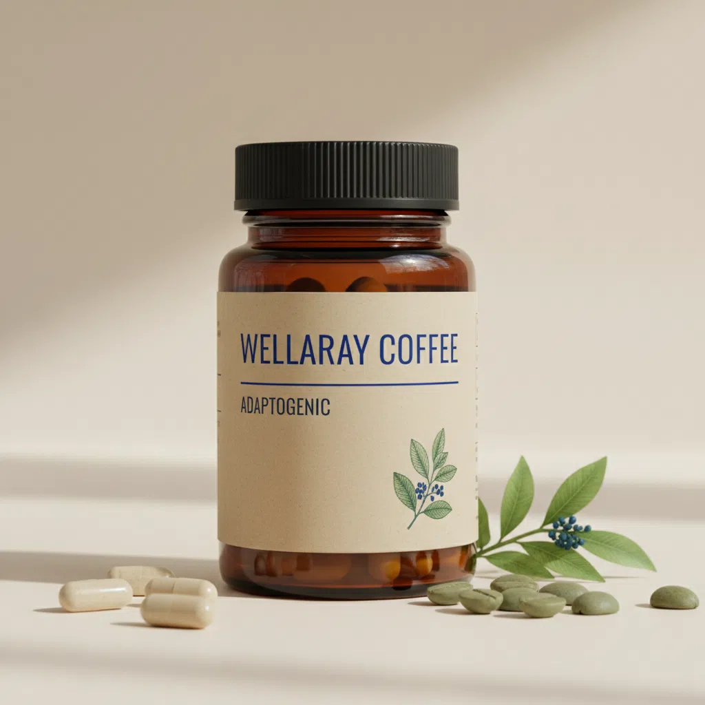 Wellaray Coffee Slim Coffee Booster food supplement box with L-Carnitine, 20 sachets